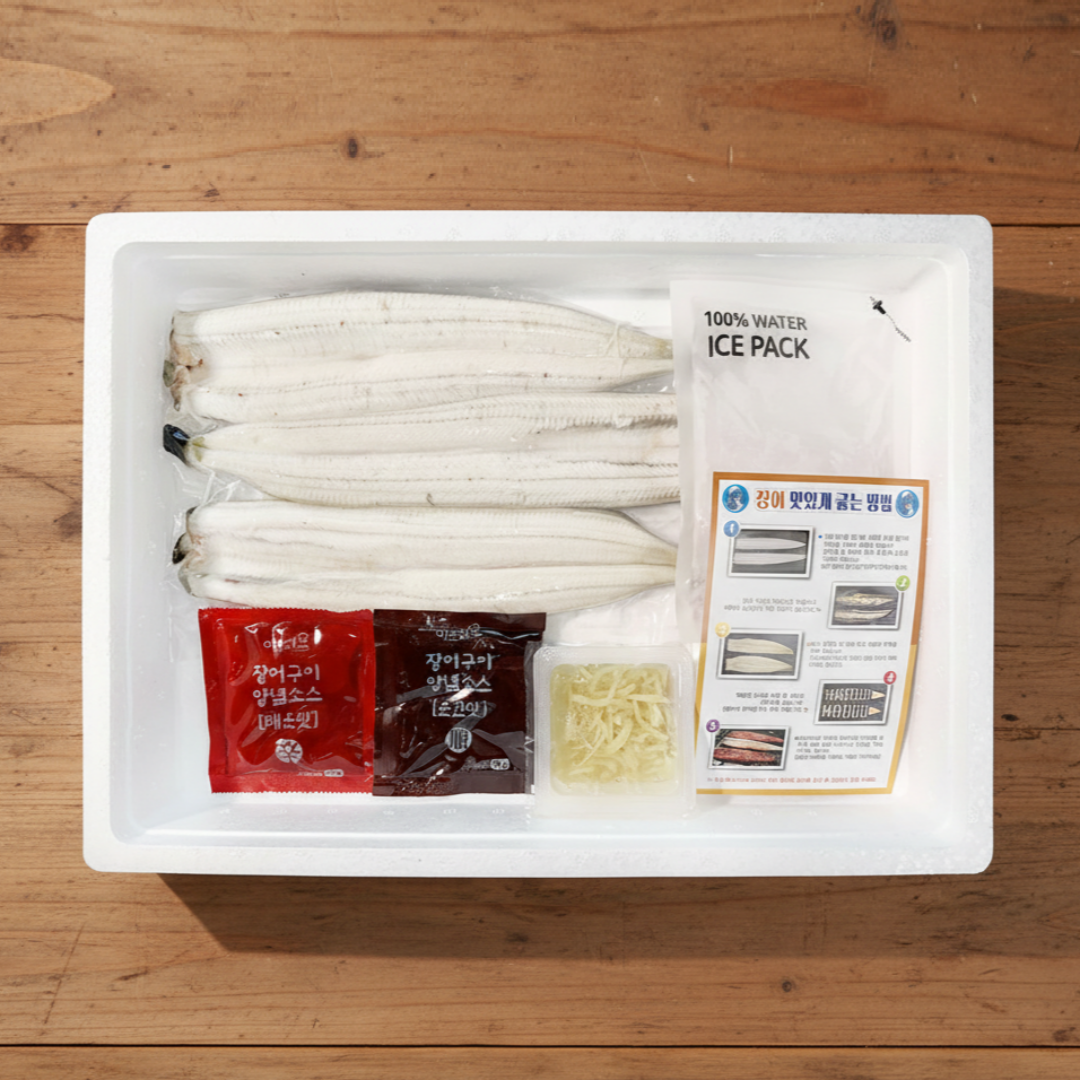 심명진 민물장어 초벌장어 1kg(초벌후 370g)