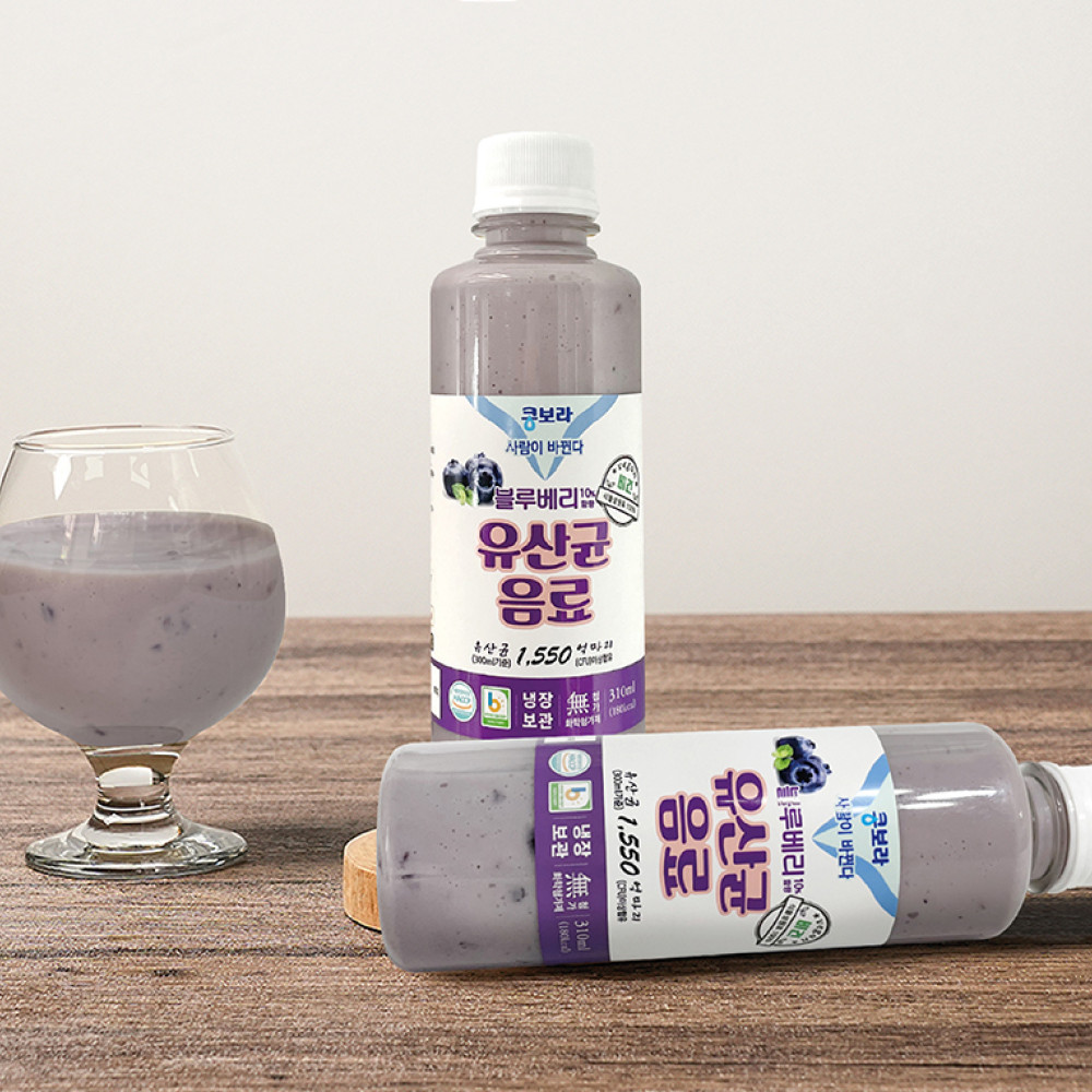 콩보라 비건 블루베리 요거트 310ml (15개/20개)